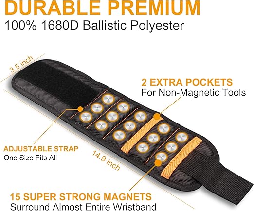 🧰🧰Magnetic Wrist Strap Tool Kit