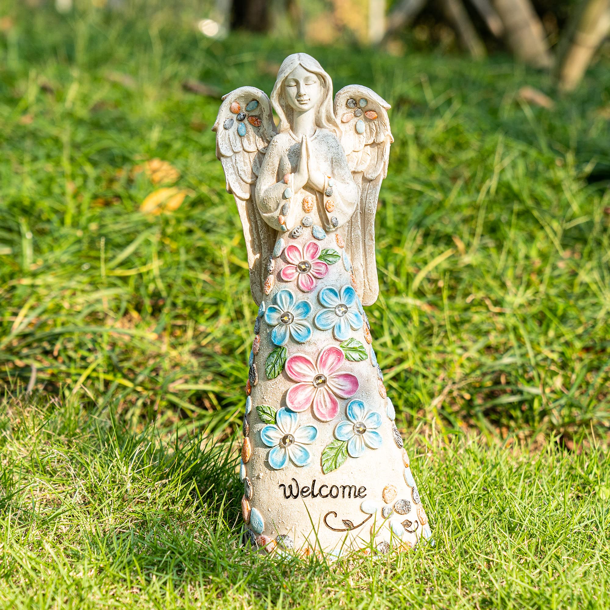 👍Last Day Promotion 60% OFF💥14.5 Inches Garden Angel Statues Outdoor Decor