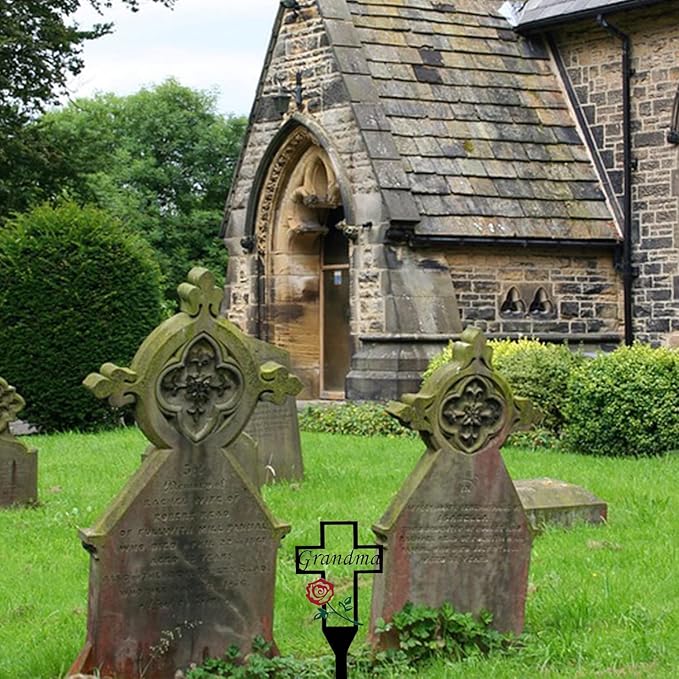 ✝️🙏Metal Cemetery Memorial Stake🔥Buy 2+ Get 10% OFF & FREE SHIPPING