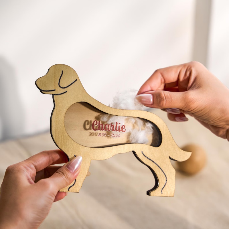 Custom Pet Hair Keepsake Box