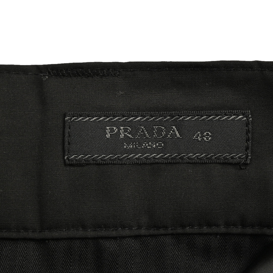 Prada 24Fw triangle logo recycled nylon trousersV