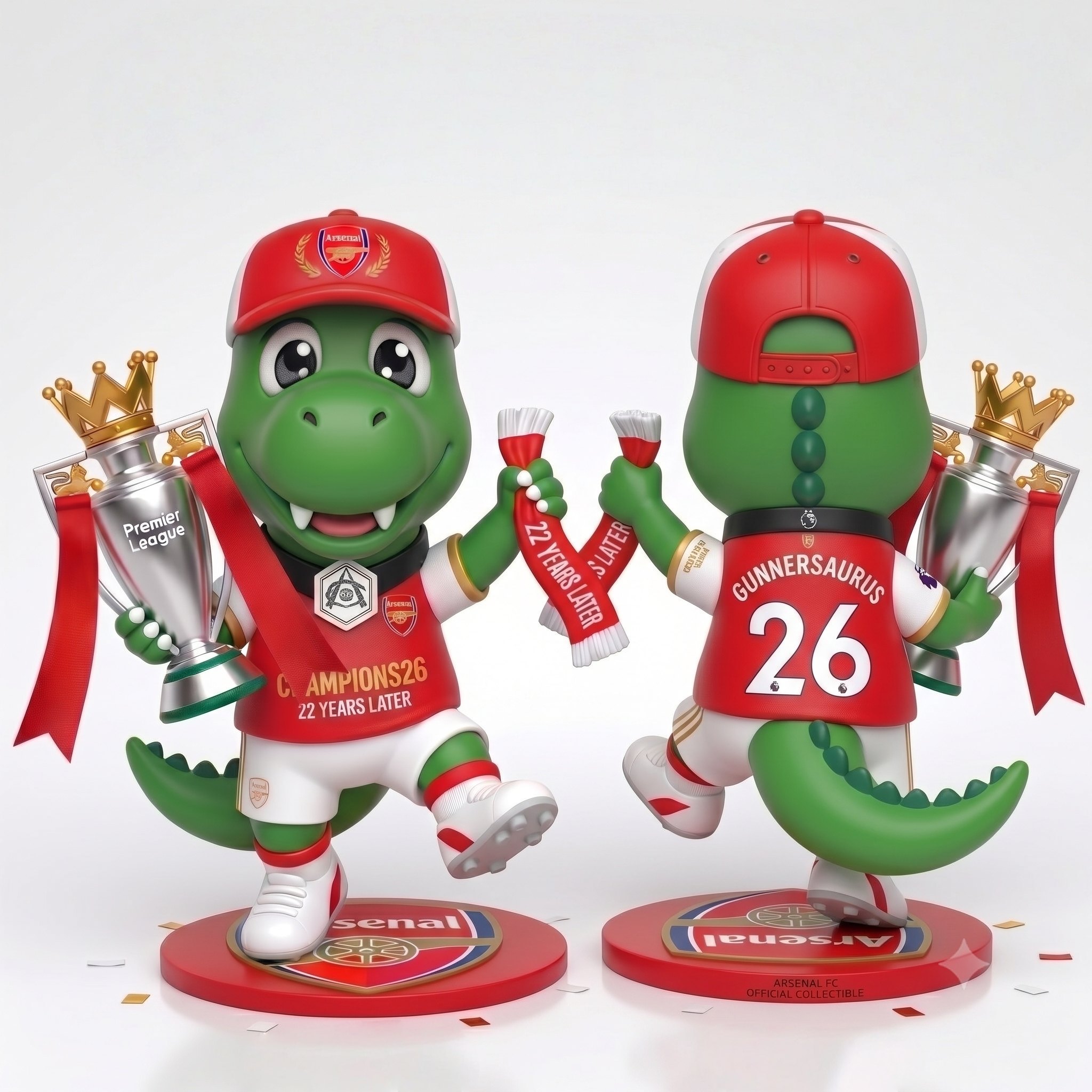 Arsenal Gunnersaurus Premier League Champions 2026 POP!