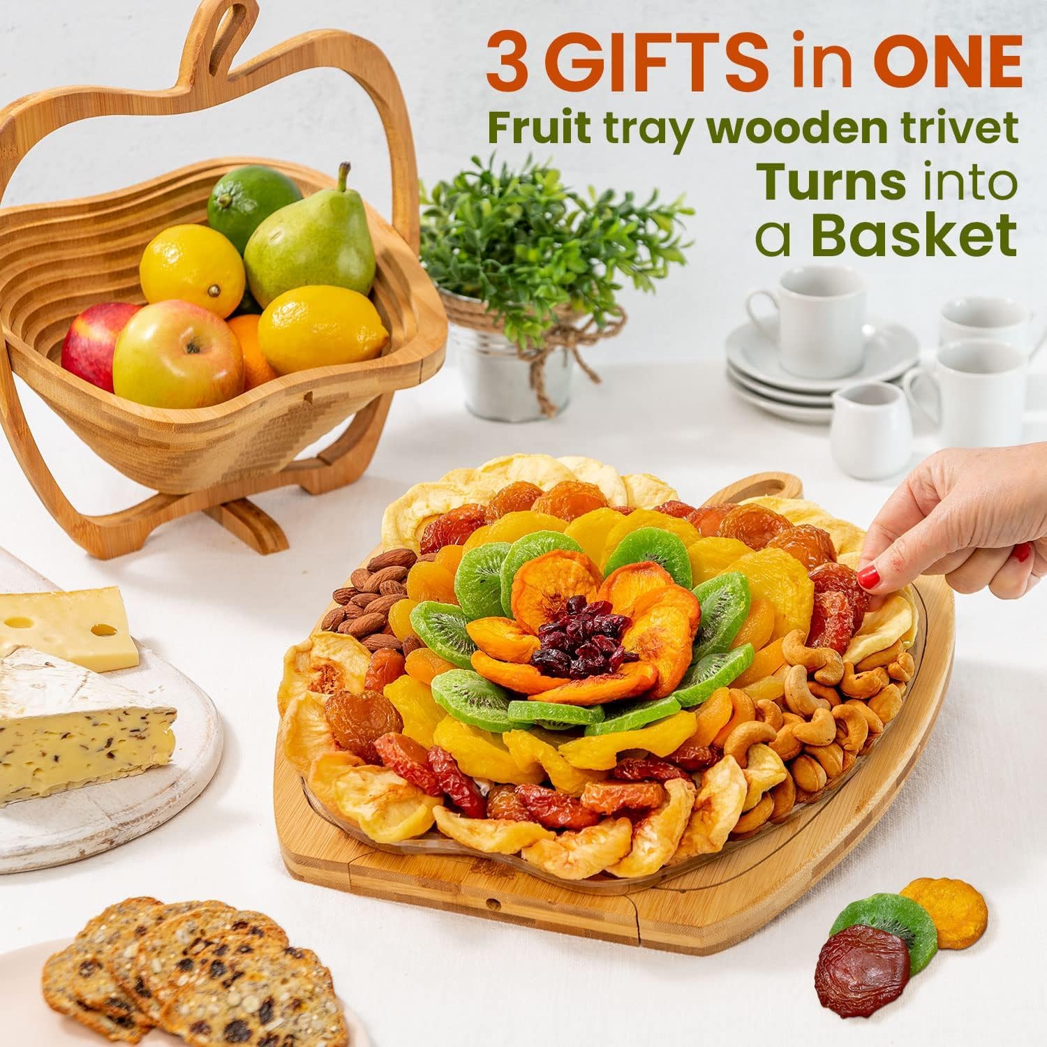 🔥HOT SALE🔥Dried Fruit and Nut Gift Basket