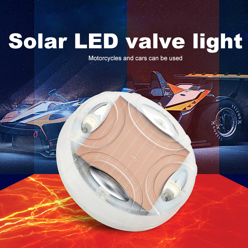 🎄Christmas Special Sale-[SAVE 50% OFF]--(SET OF 4PCS)RGB Glowing Motion Activated Solar Powered Tire Valve Cap Led Wheel Light For Car Bike Motorcycle