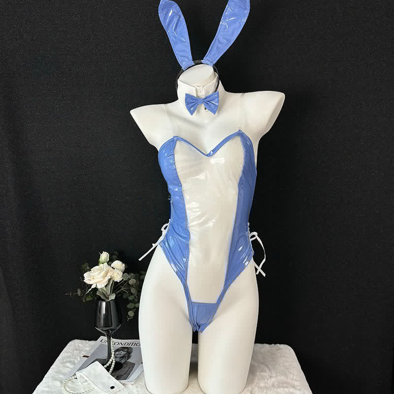 Cosplay Bunny Lace Up Sexy Jumpsuit Lingerie