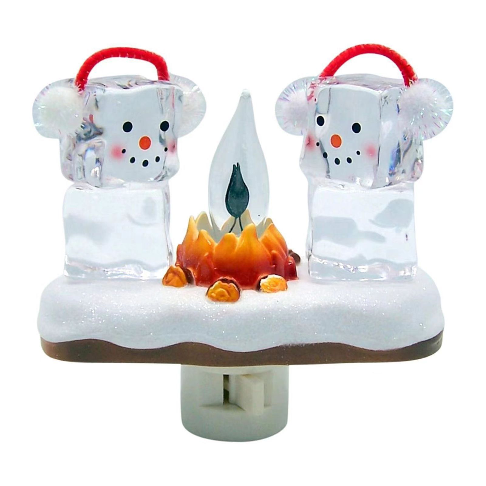 🎅🔥Christmas Santa and Mrs. Claus Campfire Nightlight-Buy 2 Packages Free Shipping
