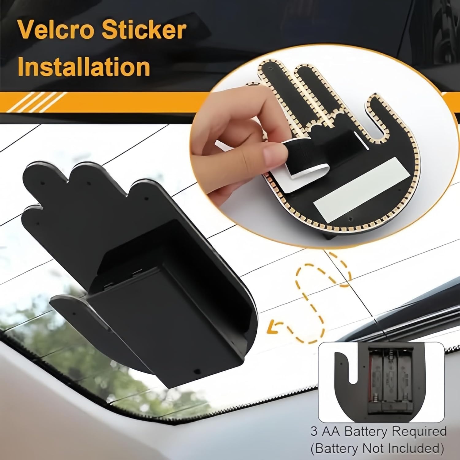 ✨Flash Sale✨Car gesture light with remote control