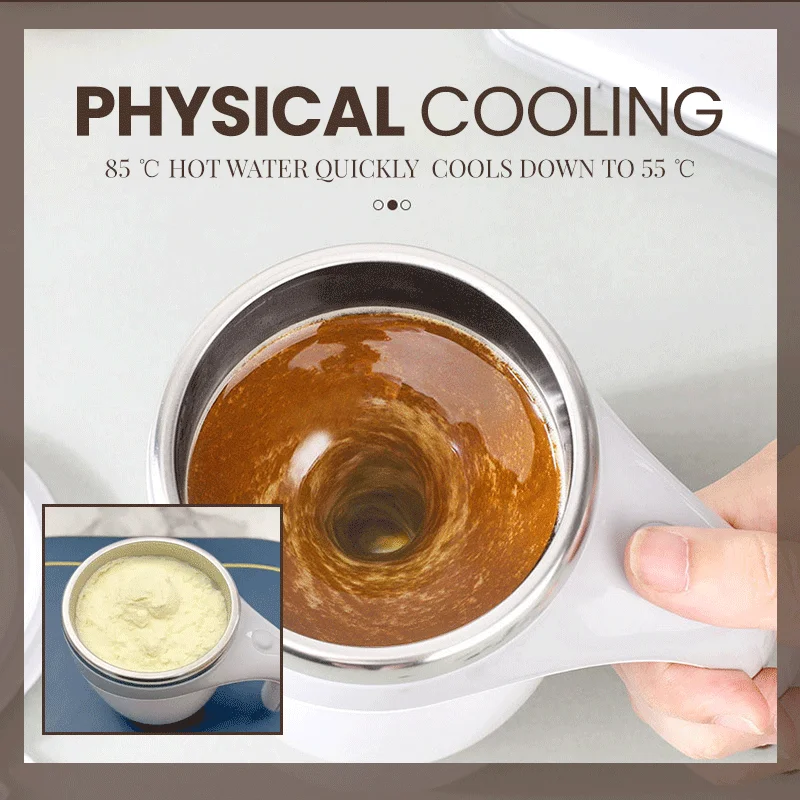 Magnetic Automatic Self-Stirring Coffee Mug🔥(Last Day Promotion- SAVE 48% OFF,BUY 2 GET FREE SHIPPING)