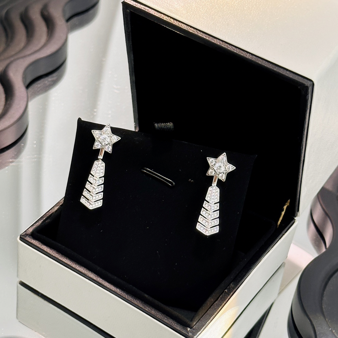 Chanel Comet Shooting Star Earrings