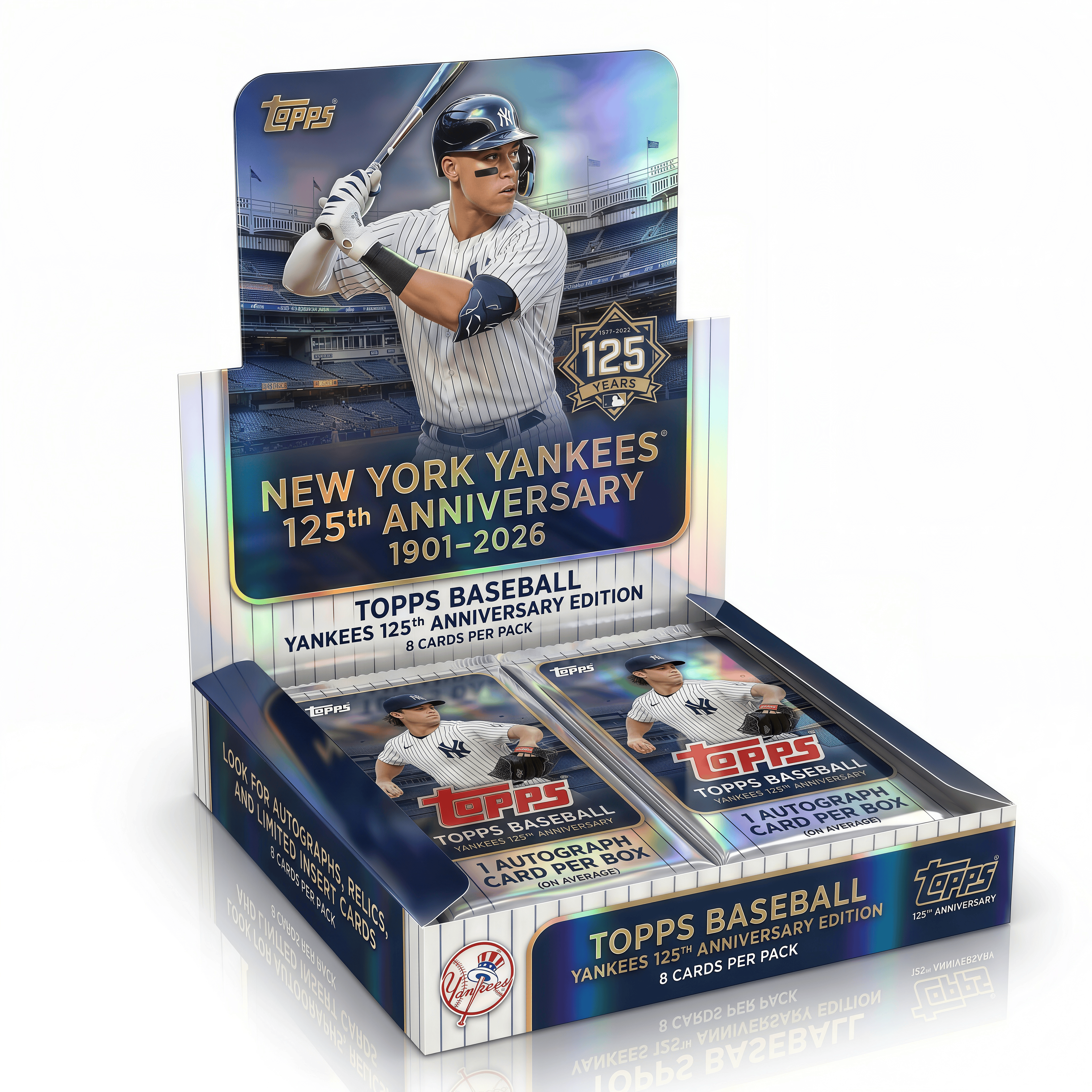 2026 New Y⚾️rk Yankees 125th Anniversary Trading Cards Hobby Box