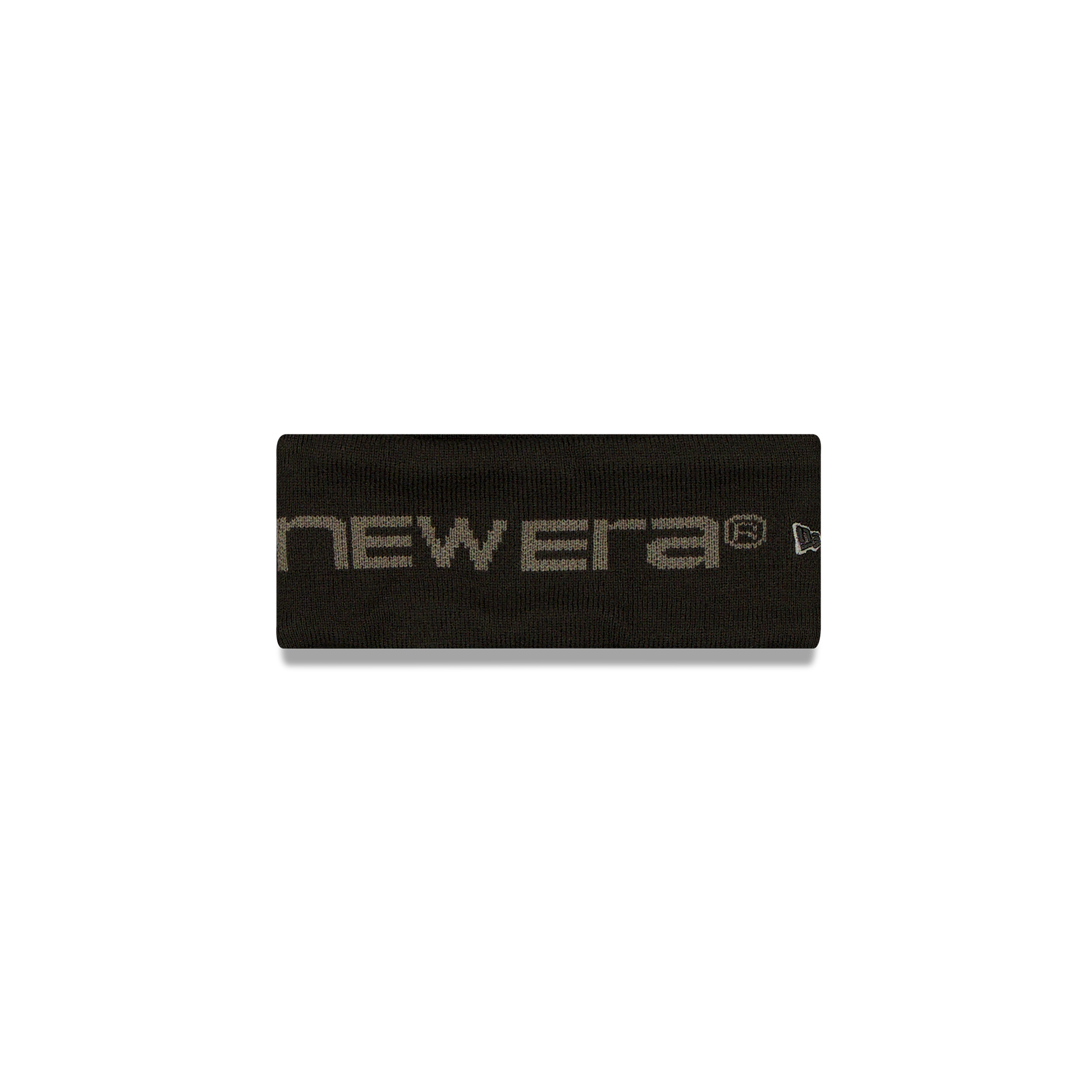 New Era Branded Black Fleece Lined Headband