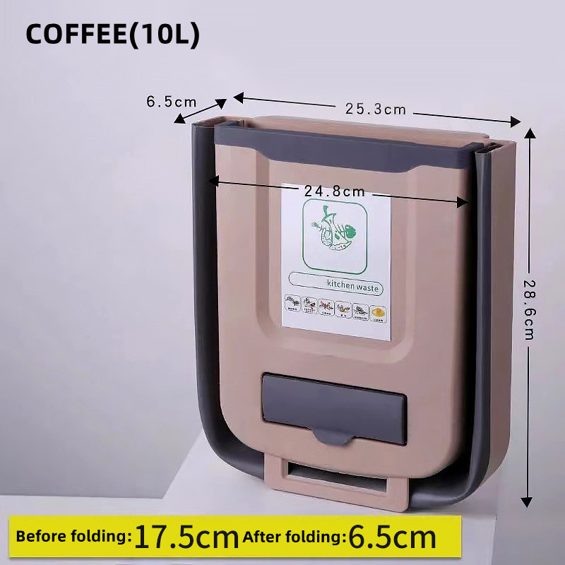 💥50% OFF--Last Day Sale🔥--Household Wall-mounted Folding Trash Can--BUY 2 GET 5% OFF & FREE SHIPPING