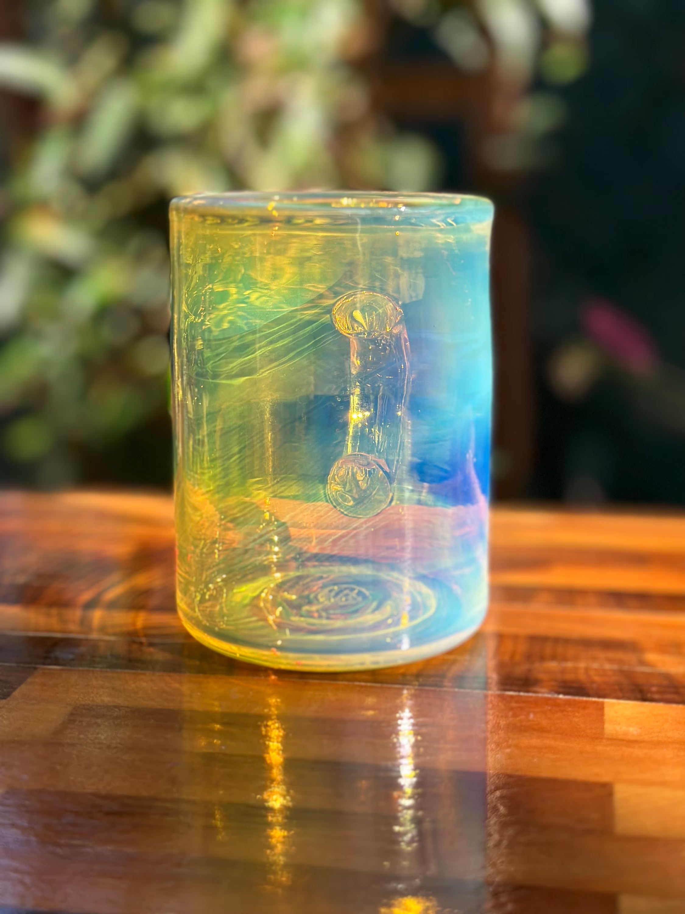 Iridescent Glass Mug