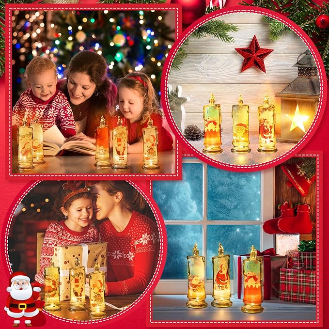 🎄New Year Sale- 80% OFF🎁Flickering Christmas Electronic Candles(4PCS/SET)--BUY 2 SETS  FREE SHIPING