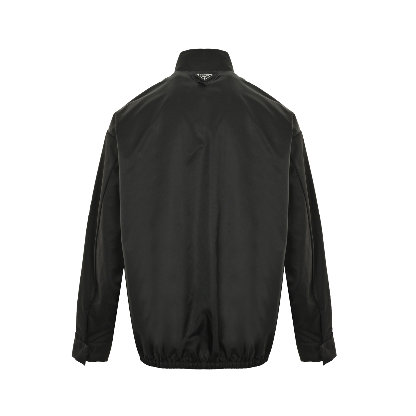 Prada 25Fw back collar triangle logo stand collar jacket