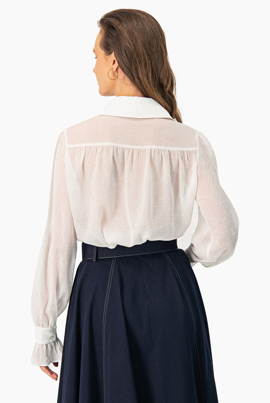 Blusa recta con puño