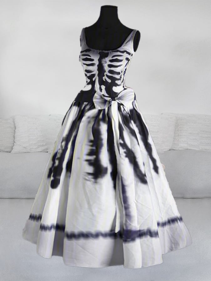 🔥Buy 3 Get 10% Off🔥Retro Tie-Dye Big Swing Dress(Skirt without skirt support)