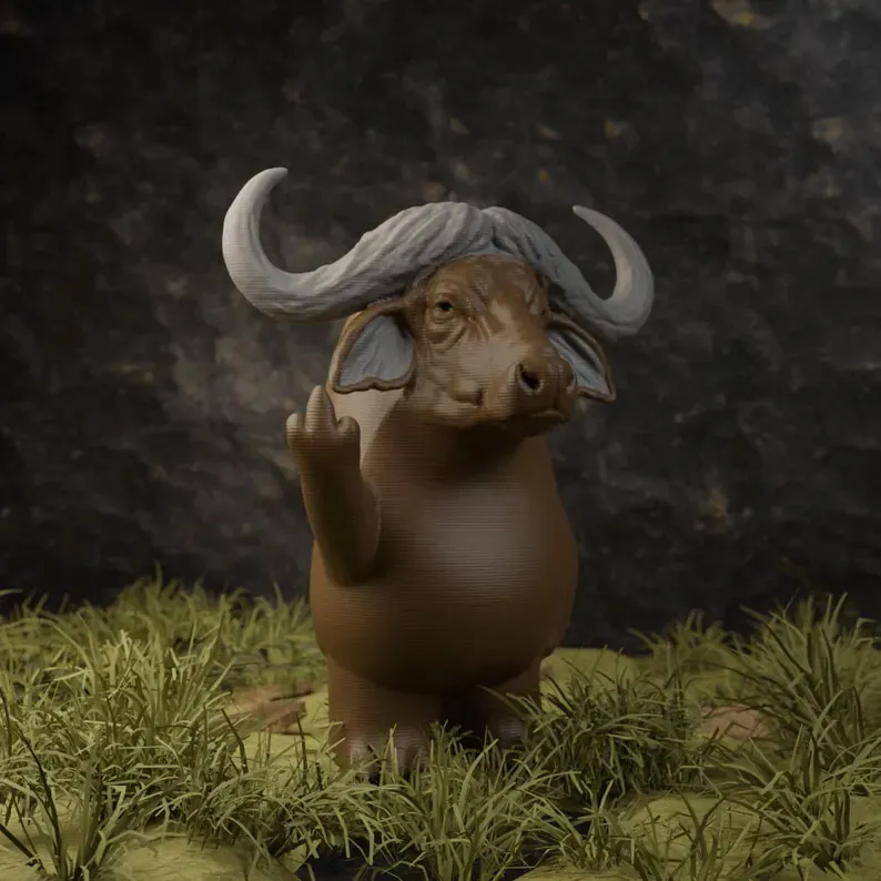 Funny Animal Desktop Statue