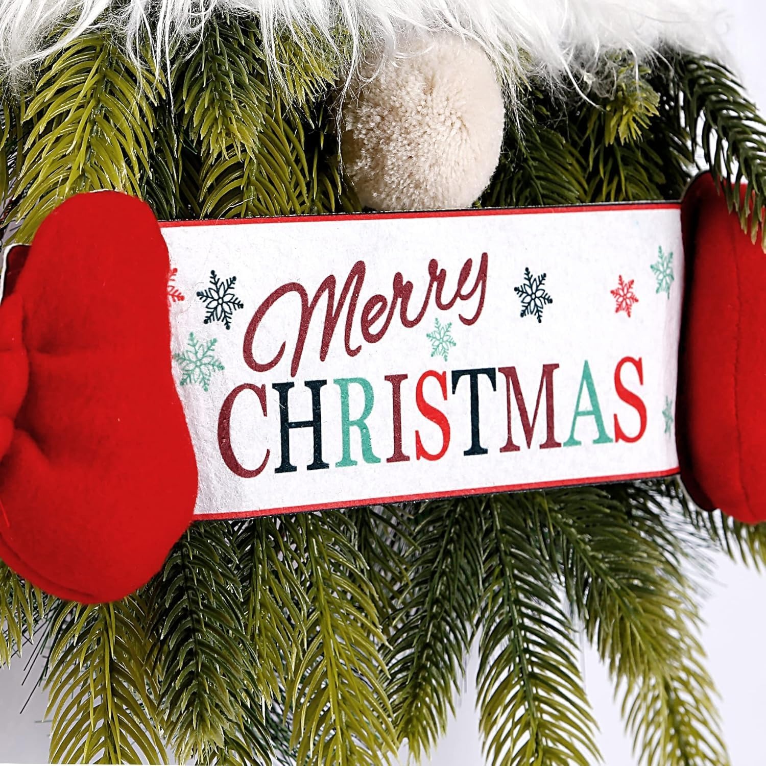 ✨Last Day 50% OFF✨Pine Needle Christmas Gnome Wreath