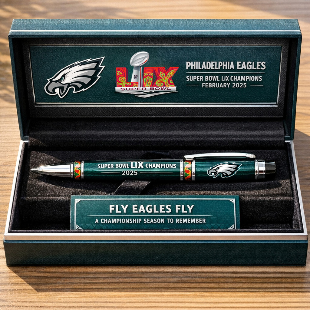Philadelphia Eagles Super Bowl LIX Champions Commemorative Pen