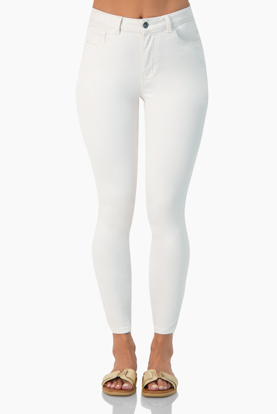 Jeans skinny blanco
