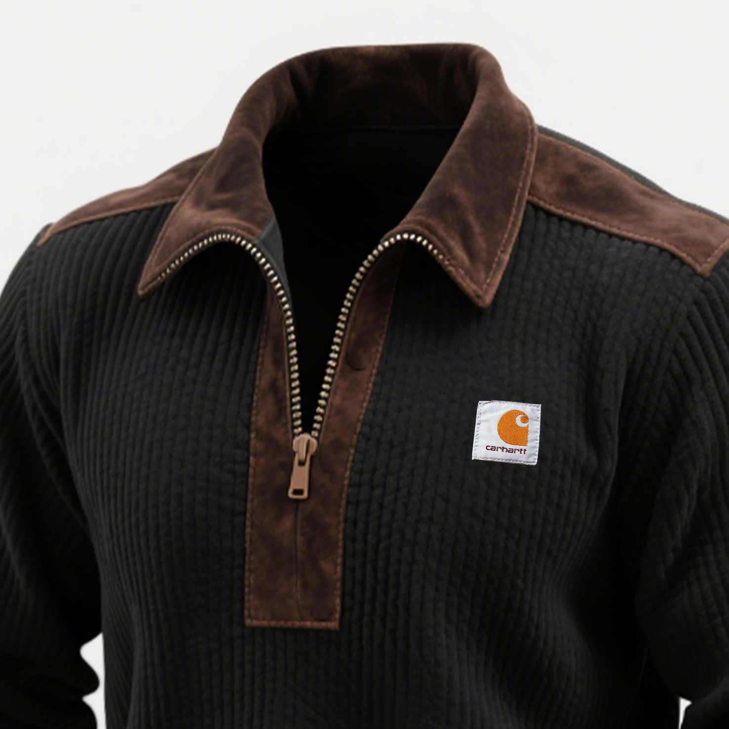 Carhartt Quilted Half-Zip Pullover Jacket