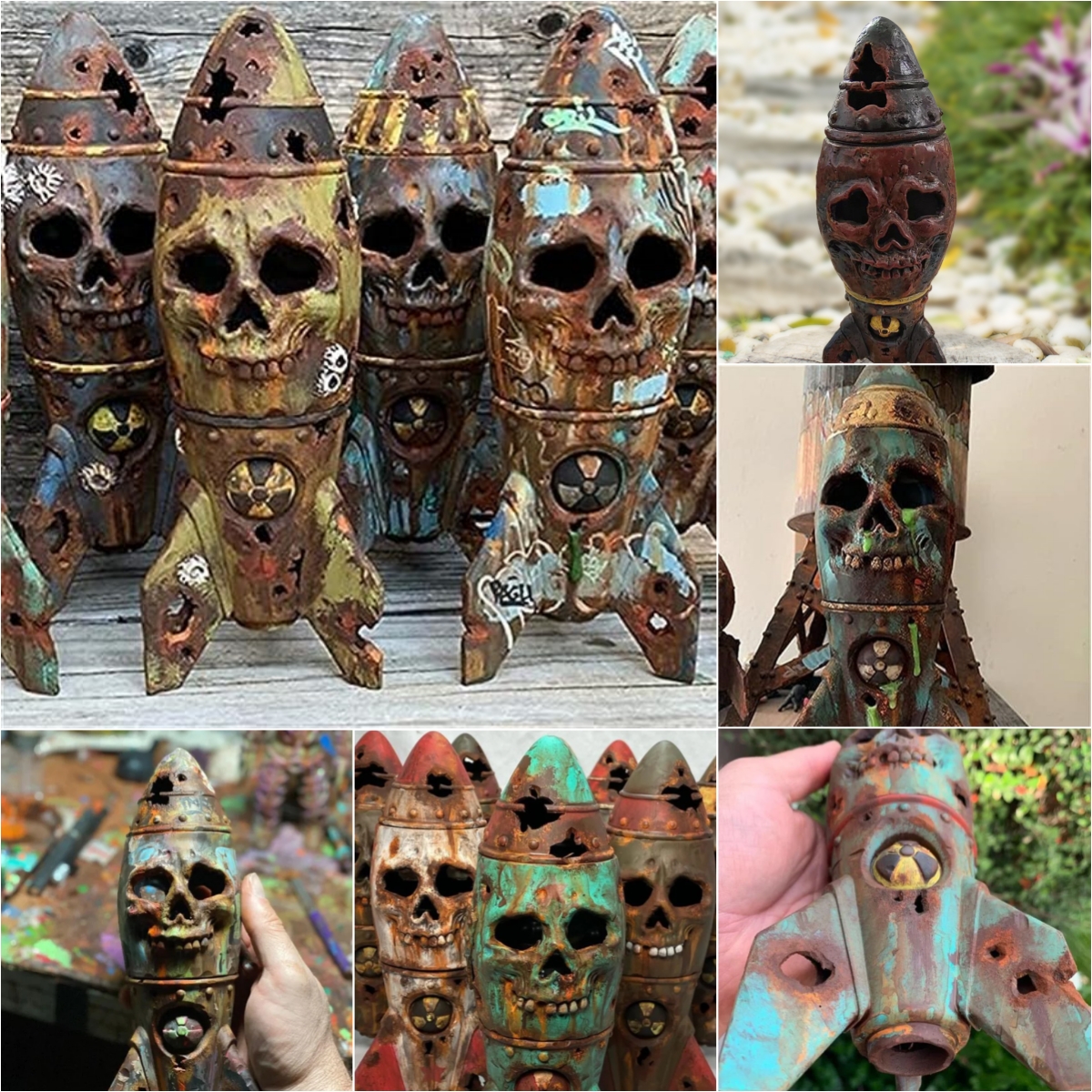 🔥Last Day Promotion-50% OFF🔥2023 New Skull Bomb - Nuclear Warhead Decor