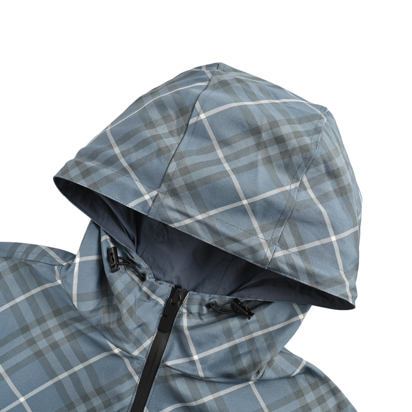 Burberry 25Fw reversible jacket with diamond check and horse embroidery