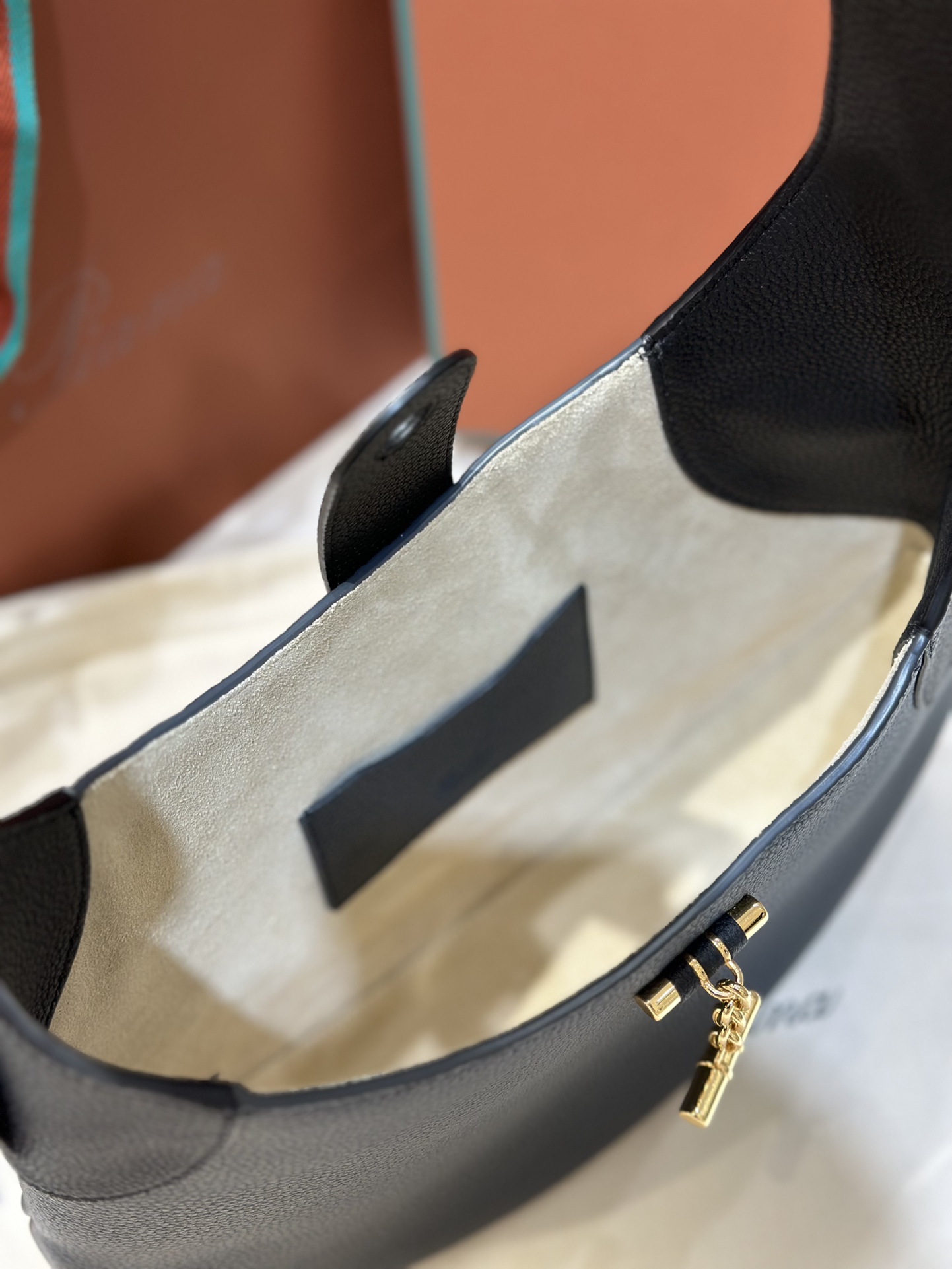 Loro Piana Bobbin Underarm Bag