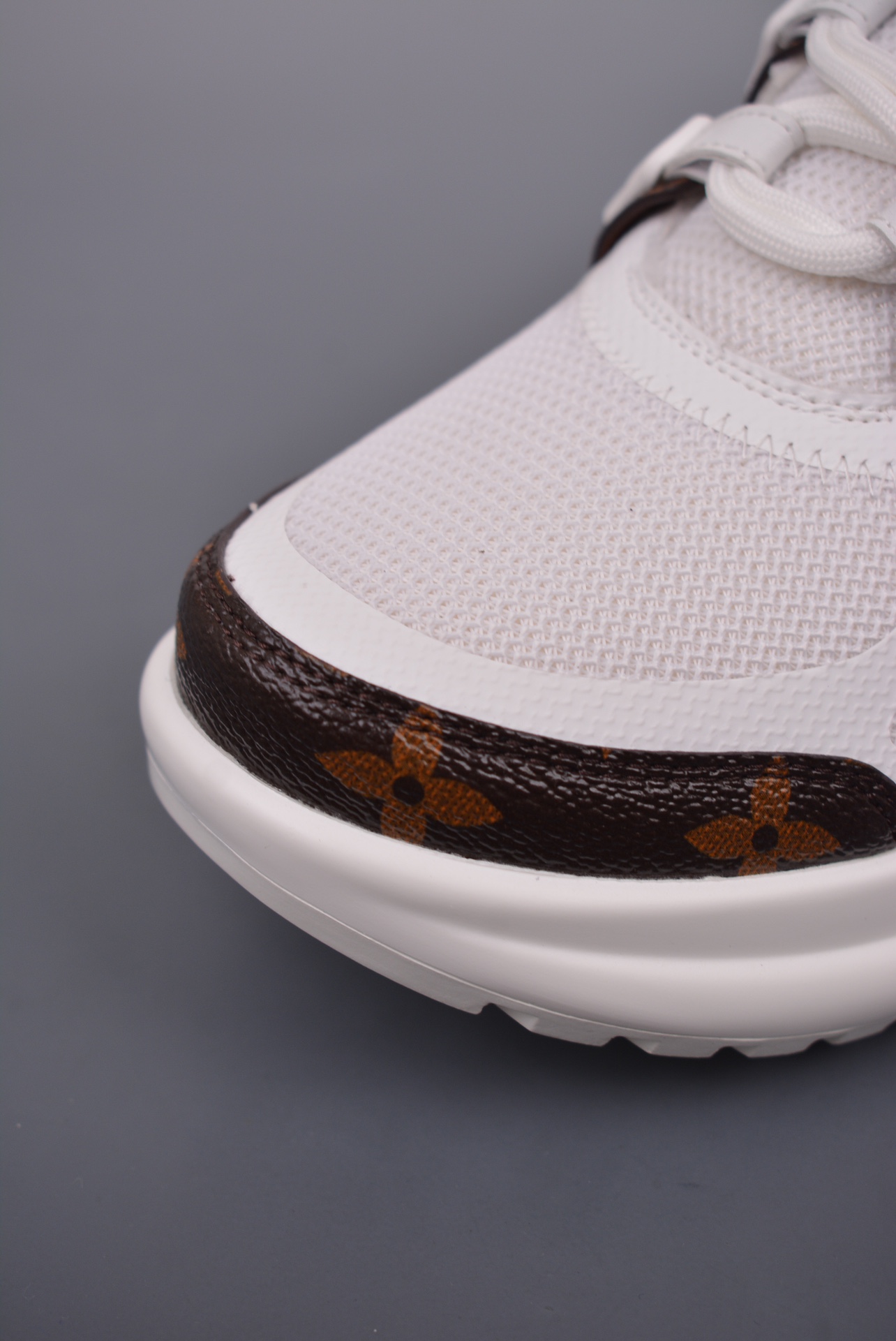 Louis Vuitton Archlight Sneakers White Brown Jacquard