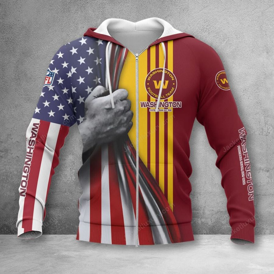 WASHINGTON 3D HOODIE SKULL0804