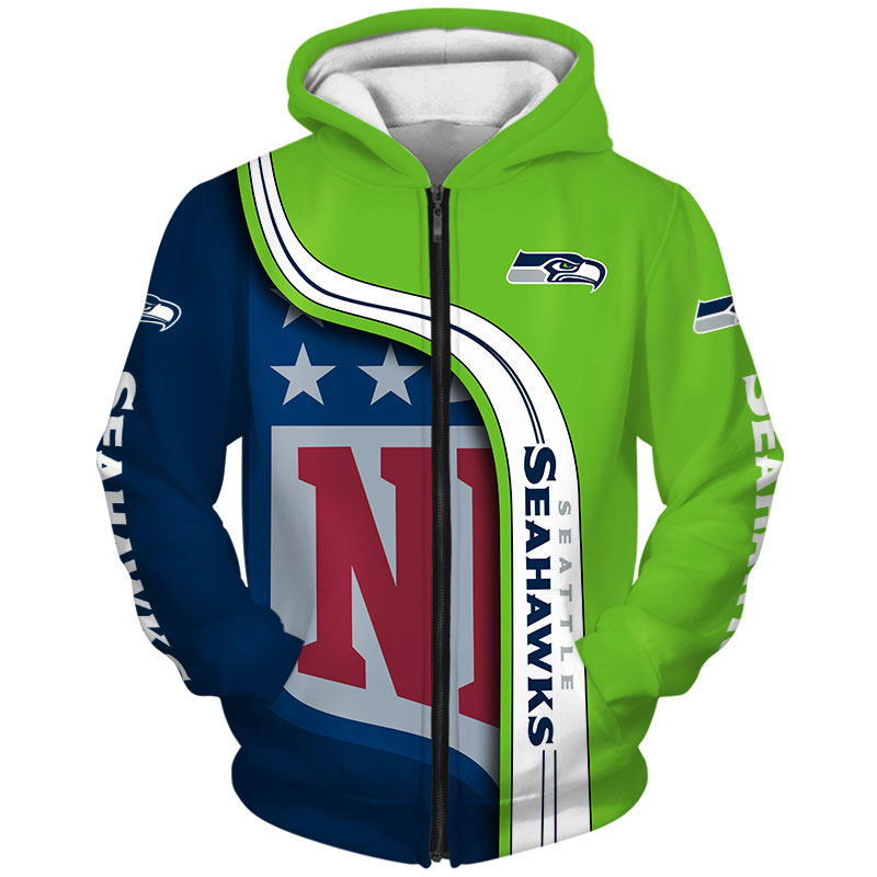 SEATTLE SEAHAWKS 3D HOODIE SSSS001