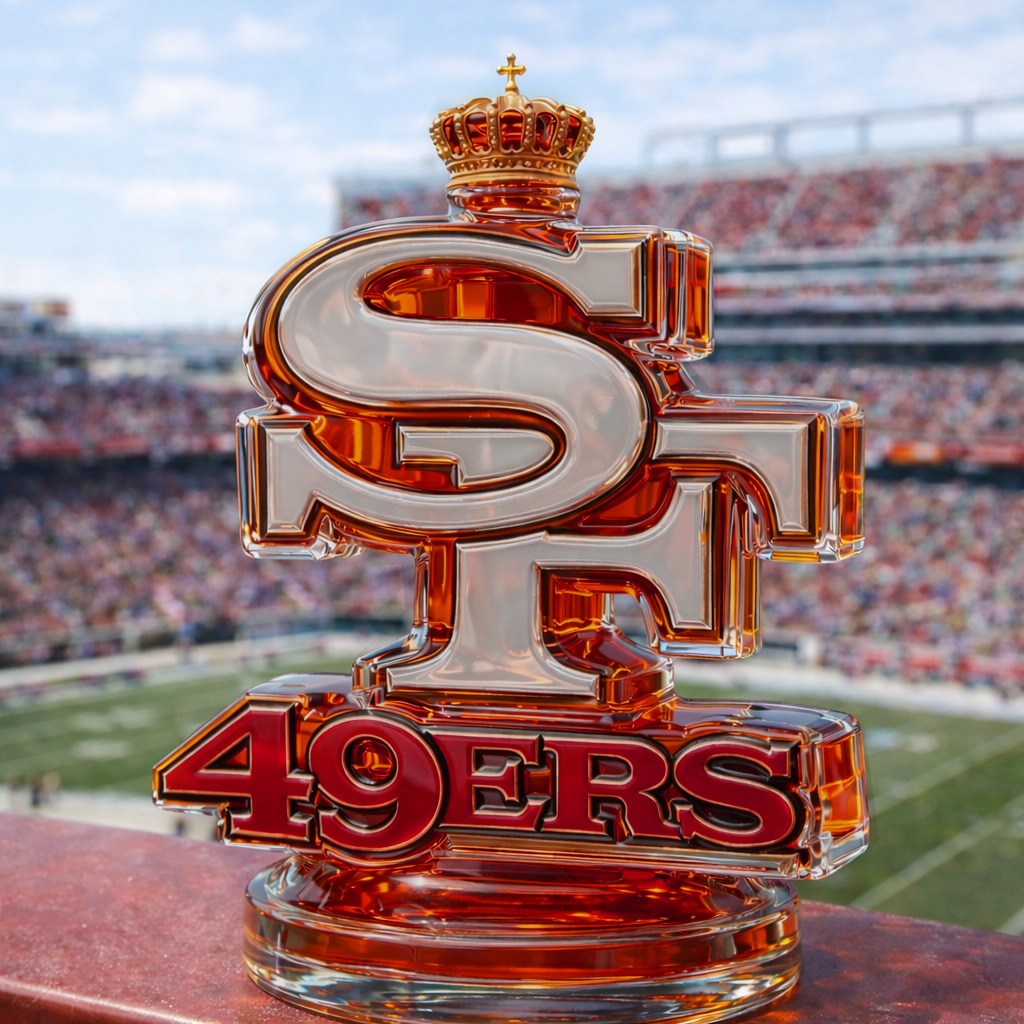 San Francisco 49ers Crown Edition Commemorative Display Bottle