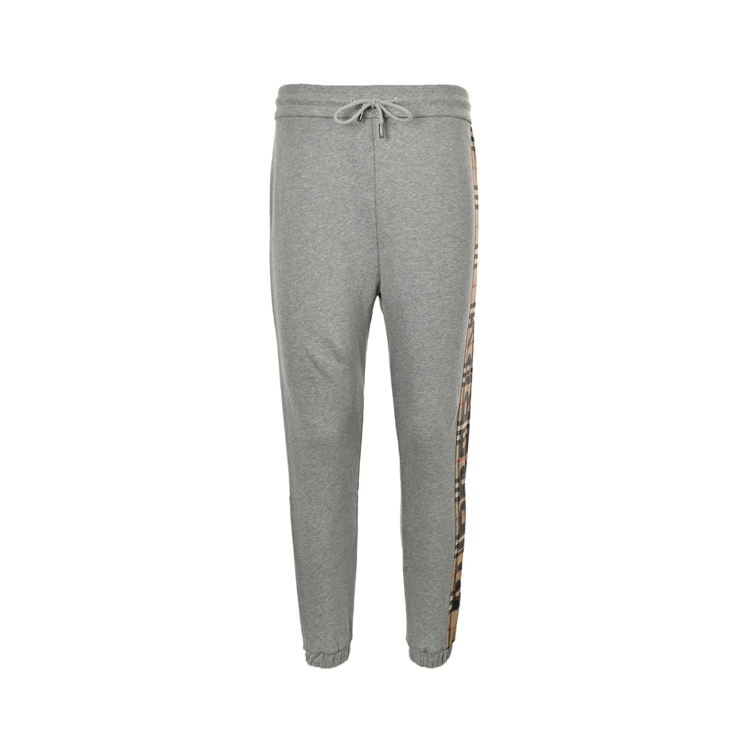 Burberry side-embossed logo check trousers