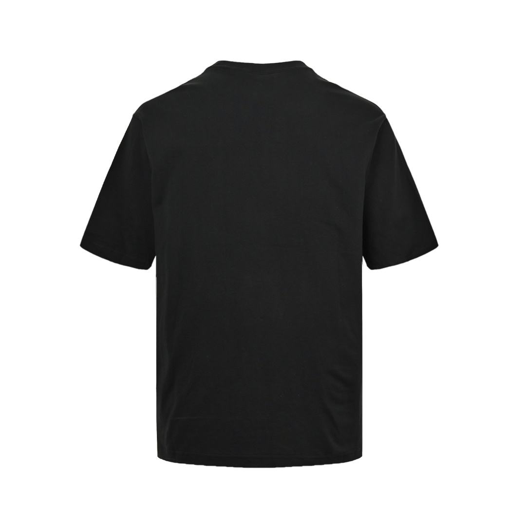 Gucci 24ss horizontal belt lettering print short sleeves