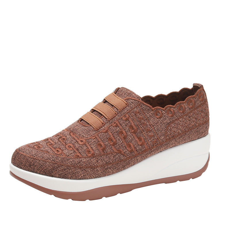 Ultimate Comfort with Fly Woven Mesh Slip-on Women's Shoes