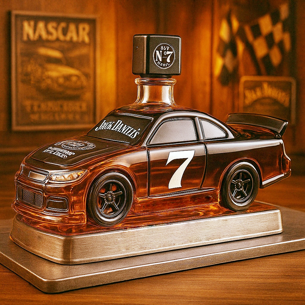 NASCAR Race Car Whiskey Bottle