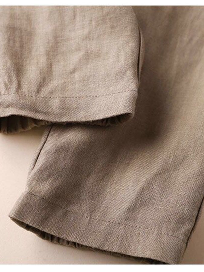 Cotton Linen Casual Pants