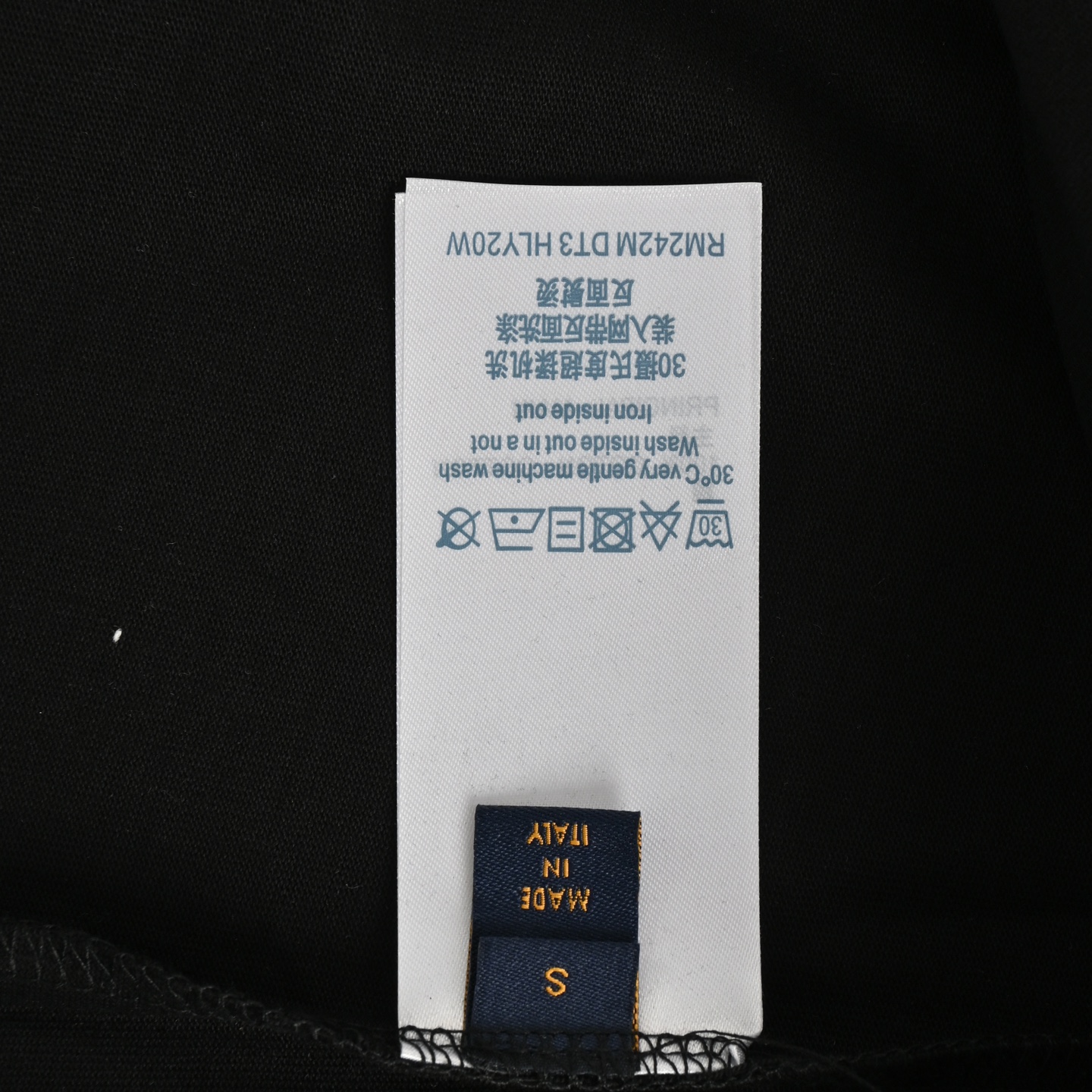 Louis Vuitton 25ss line logo foam print short sleeves