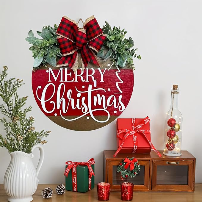 💐💐Christmas Front Door Wreath Decoration