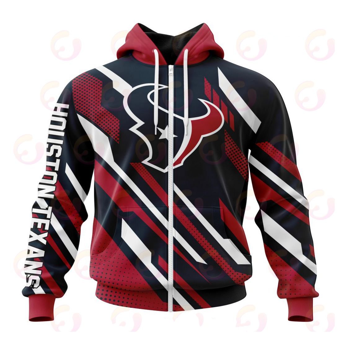 HOUSTON TEXANS 3D HOODIE SPECIAL MOTOCROSS CONCEPT