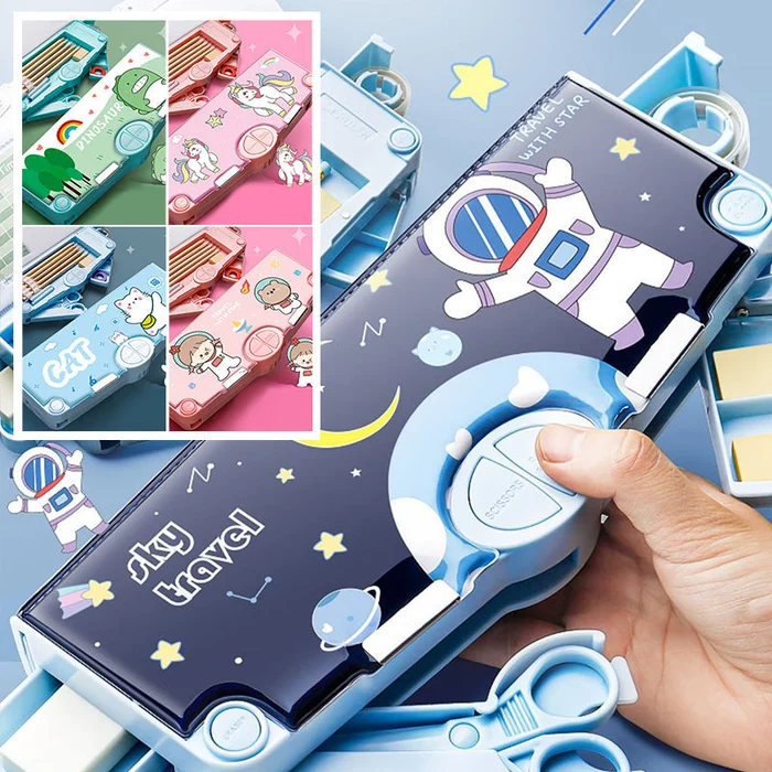 (🔥Last Day Promotion-SAVE 50% OFF)🌟2023 New Upgrade Multifunctional Stationery Box-BUY 2 GET FREE SHIPPING!