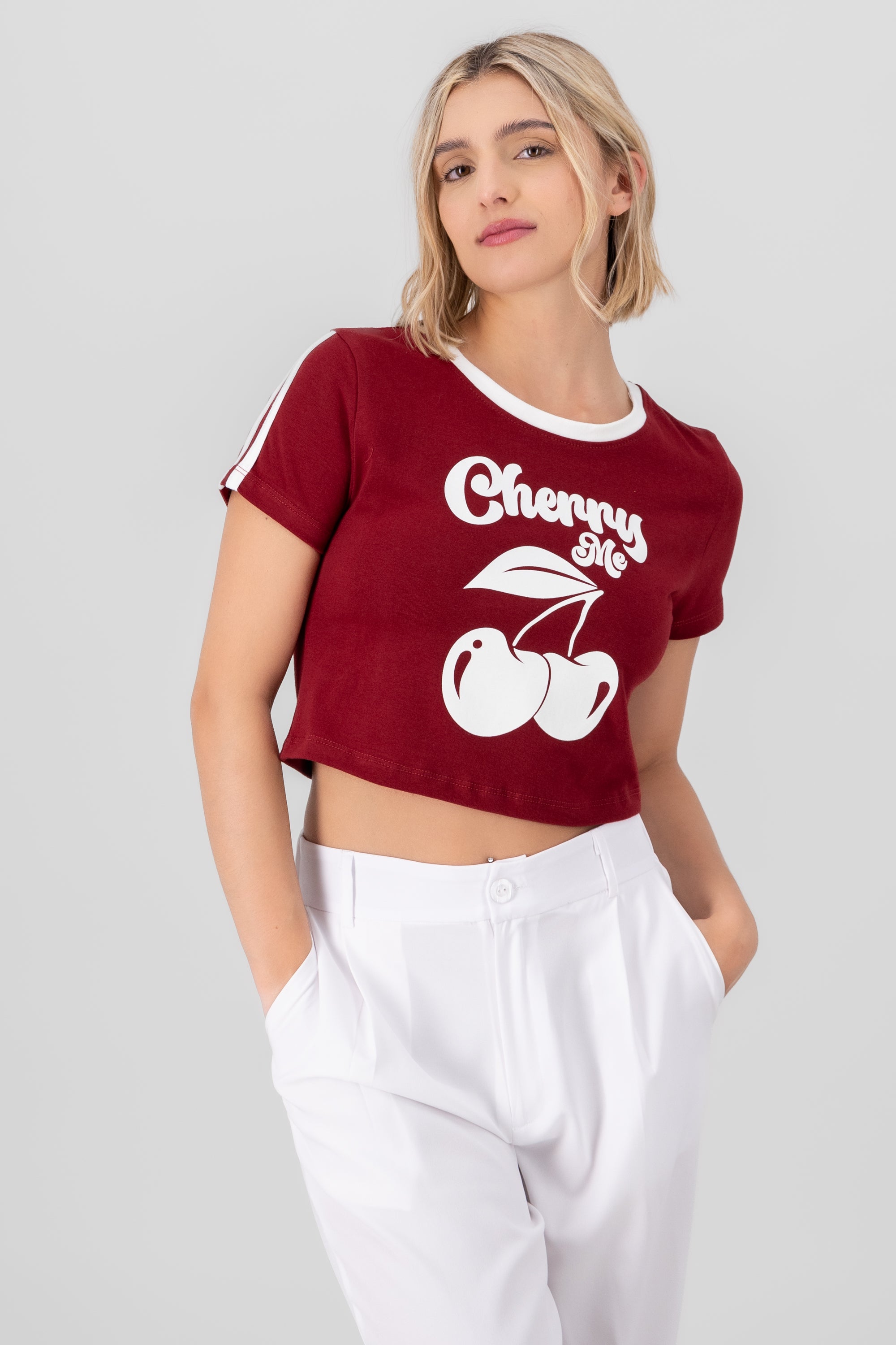 Cherry Me Printed Top