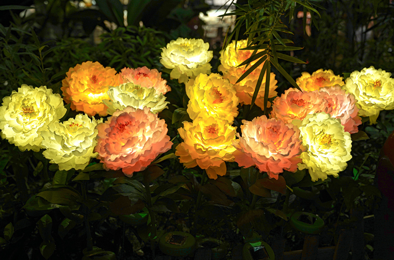 💥Last Day Promotion-[SAVE 50% OFF]--Solar Peony Flower Decorative Light--BUY 3 GET 10% OFF & FREE SHIPPING