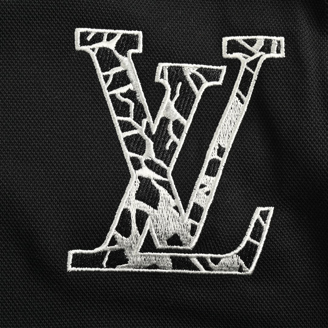 Louis Vuitton jacquard lettering side webbing suit trousers