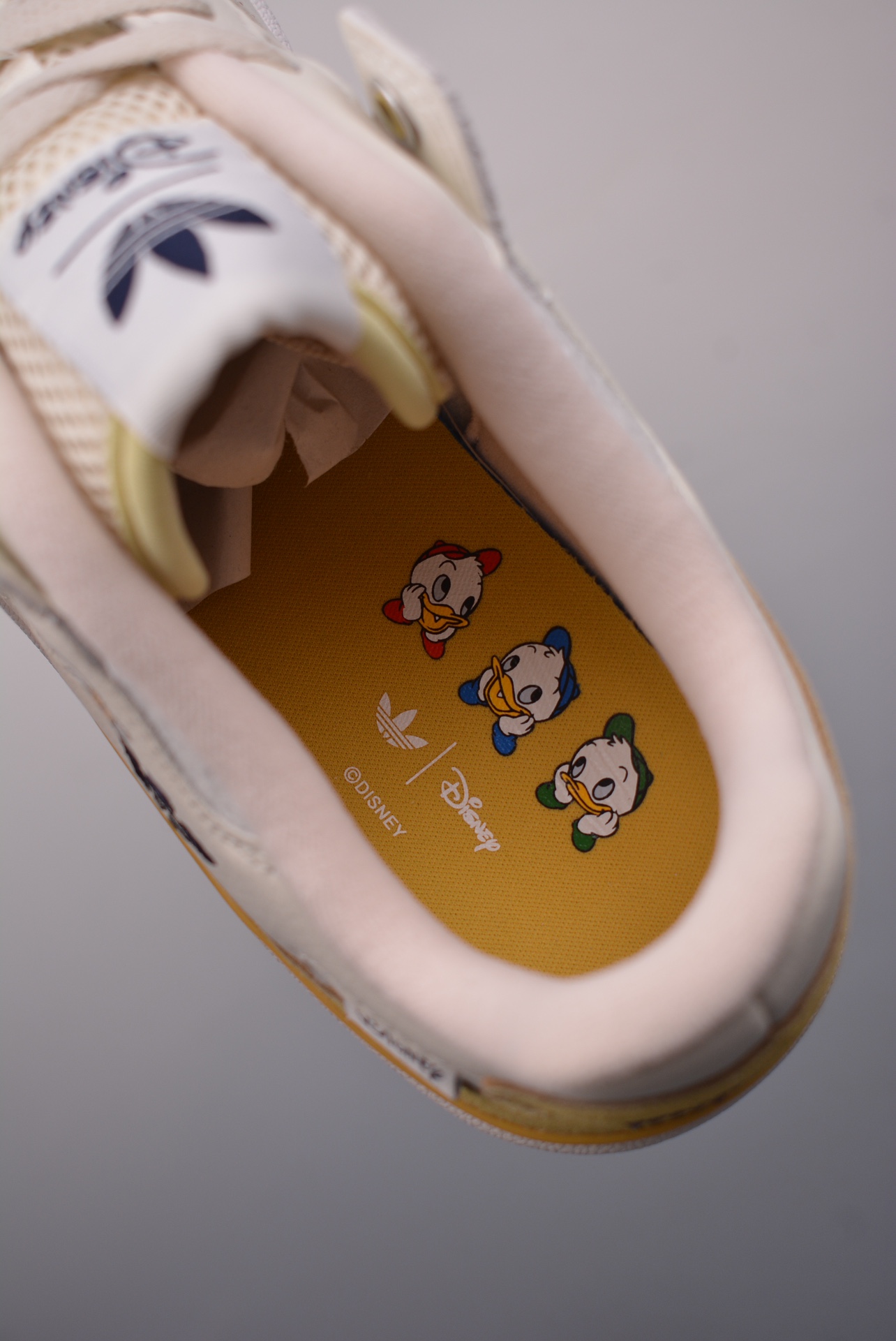 Donald Duck x Adidas Originals Forum CL Low Beige Yellow JR5457