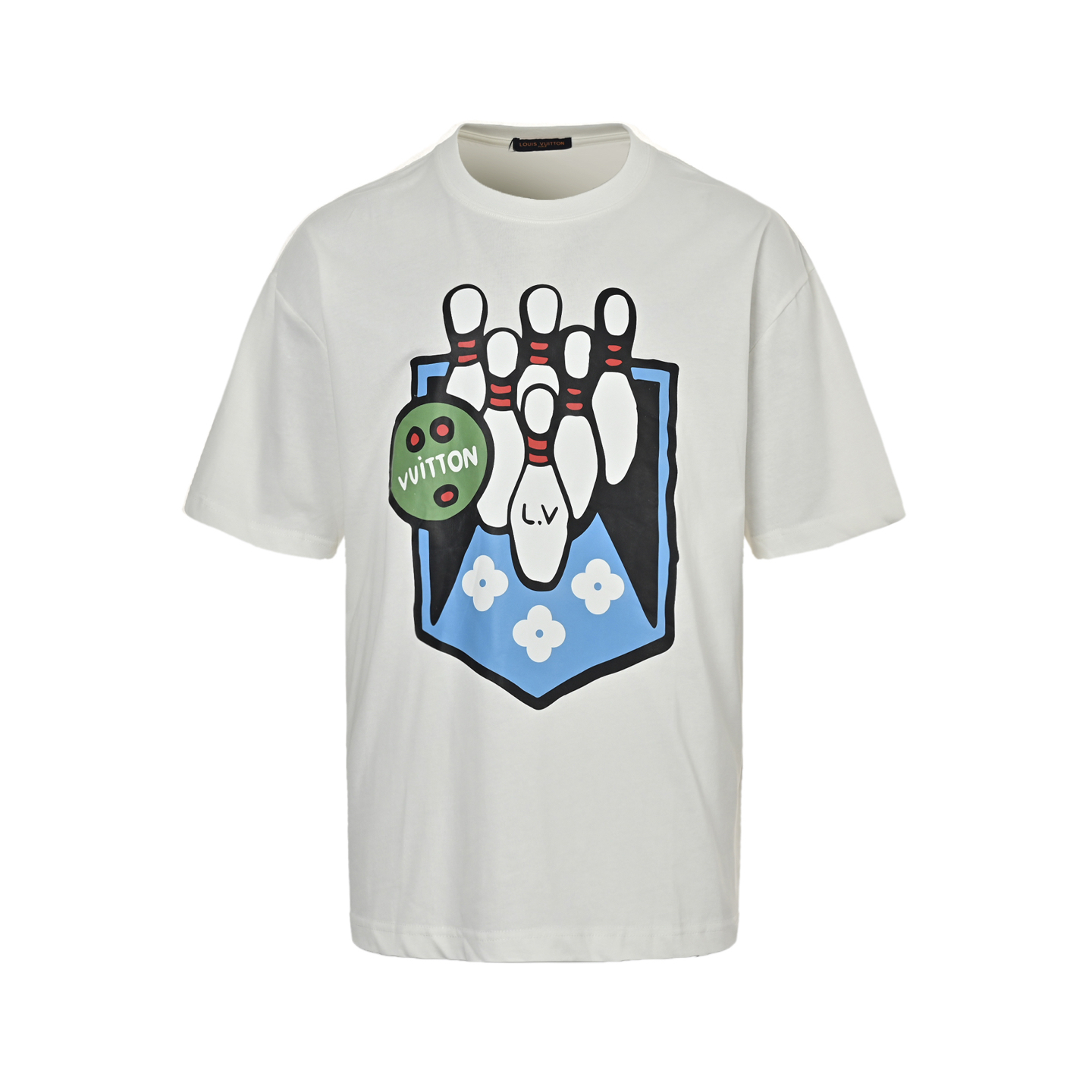 Louis Vuitton 25ss bowling print short sleeve