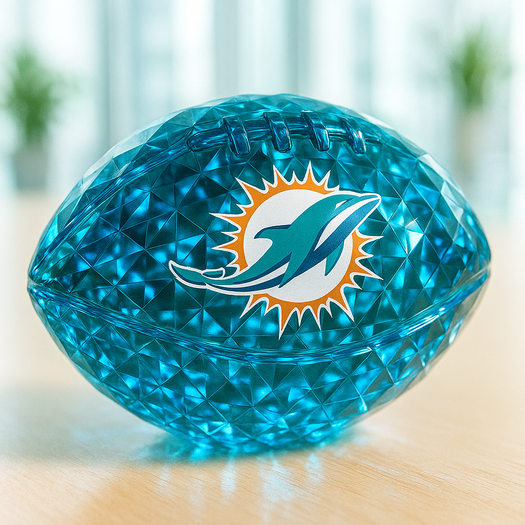 NFL Crystal Football Sculpture