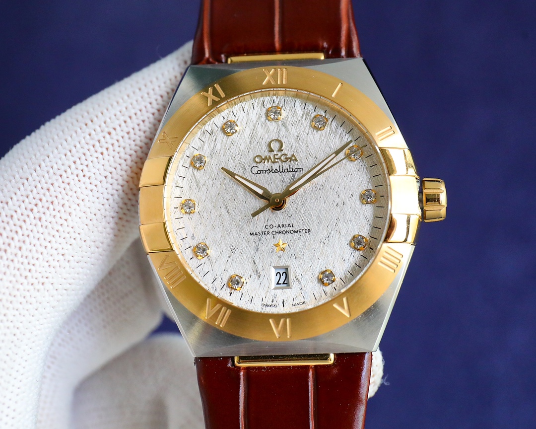 Omega fifth generation constellation series men's watch