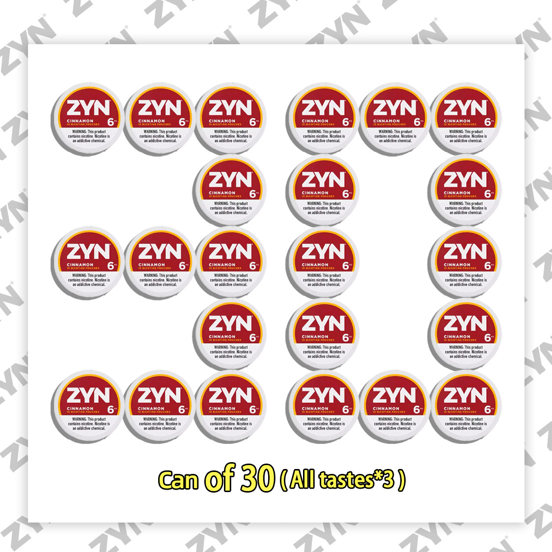 ZYN-Can of 30（All tastes*3）
